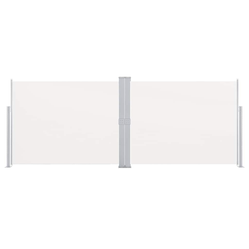 Ausziehbare Seitenmarkise Creme 140 x 1000 cm