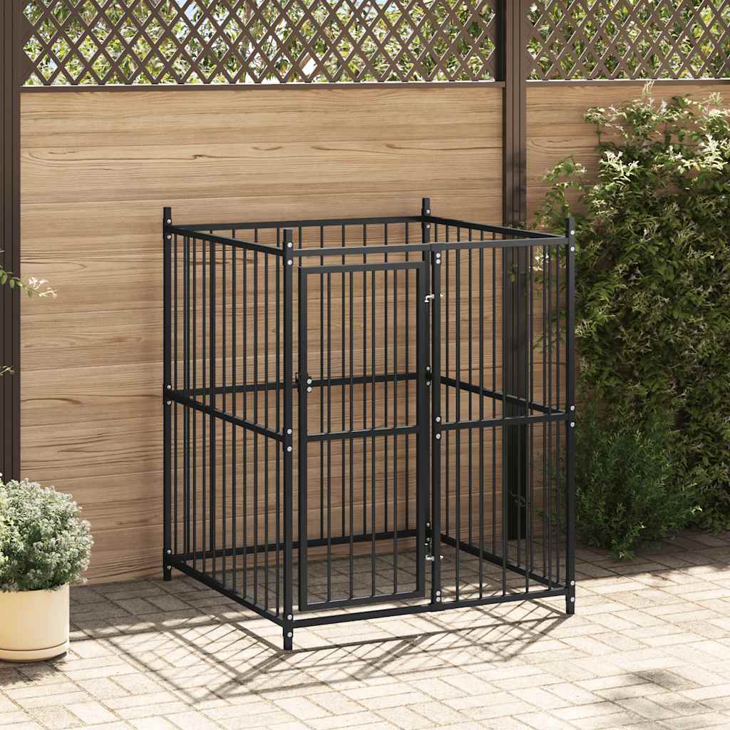Outdoor-Hundezwinger 120x120x150 cm