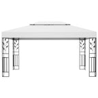 Pavillon mit Doppeldach 3x4 m Weiß