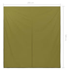 Outdoor-Tarp 3x2,85 m Grün