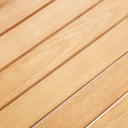 7-tlg. Garten-Essgruppe Poly Rattan und Akazienholz Grau