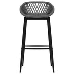 Barhocker 2 Stk. Grau