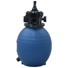 vidaXL Pool-Sandfilter mit 4-Wege-Ventil Blau 300 mm