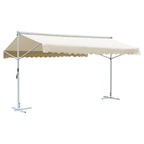 Freistehende Markise 600x300 cm Creme