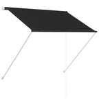 Einziehbare Markise 100×150 cm Anthrazit