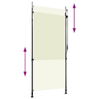 Außenrollo 100 x 270 cm Creme