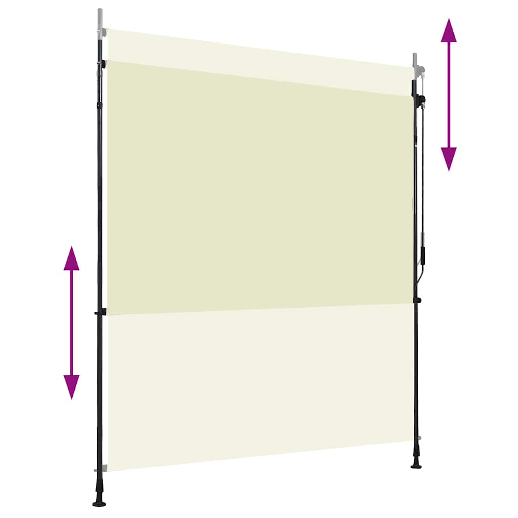 Außenrollo 200 x 270 cm Creme