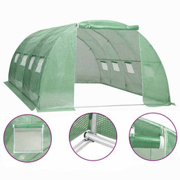 vidaXL Gewächshaus 16 m² 4x4x2 m
