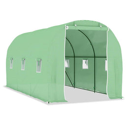 vidaXL Gewächshaus 9 m² 4,5x2x2 m