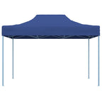 Profi-Partyzelt Faltbar 3x4 m Stahl Blau
