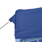 Profi-Partyzelt Faltbar 3x4 m Stahl Blau