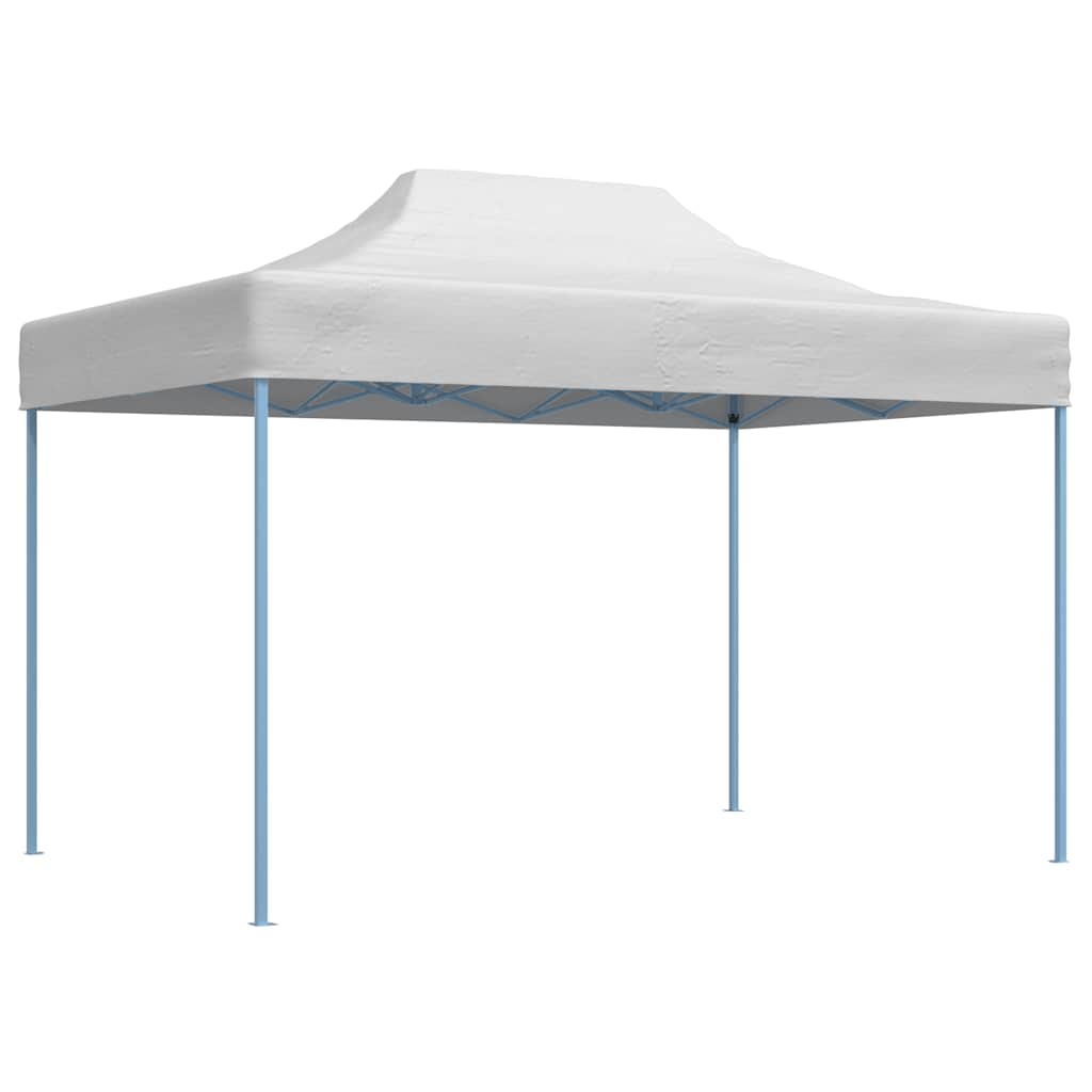Profi-Partyzelt Faltbar 280x410x315 cm Stahl Weiß