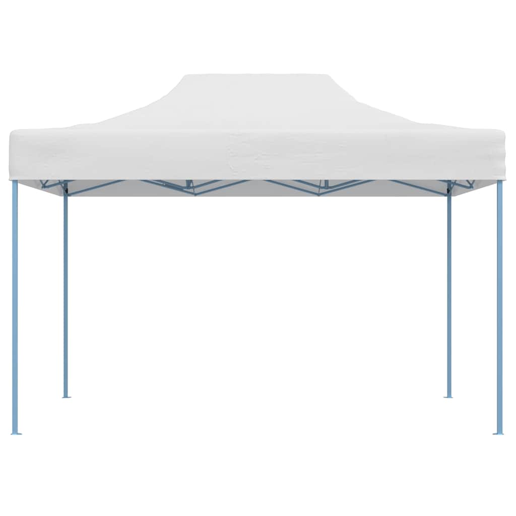 Profi-Partyzelt Faltbar 280x410x315 cm Stahl Weiß