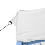 Profi-Partyzelt Faltbar 280x410x315 cm Stahl Weiß