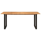 Esstisch 180×90×76 cm Massivholz Akazie