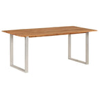 Esstisch 180×90×76 cm Massivholz Akazie