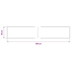Selbstklebende Möbelfolie Weiß 500 x 90 cm PVC