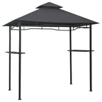 BBQ-Pavillon 240x150x255 cm Anthrazit Stahl