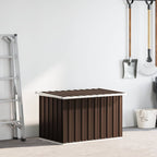 Garten-Aufbewahrungsbox Braun 109 x 67 x 65 cm