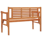 Gartenbank Klappbar 120 cm Massivholz Eukalyptus