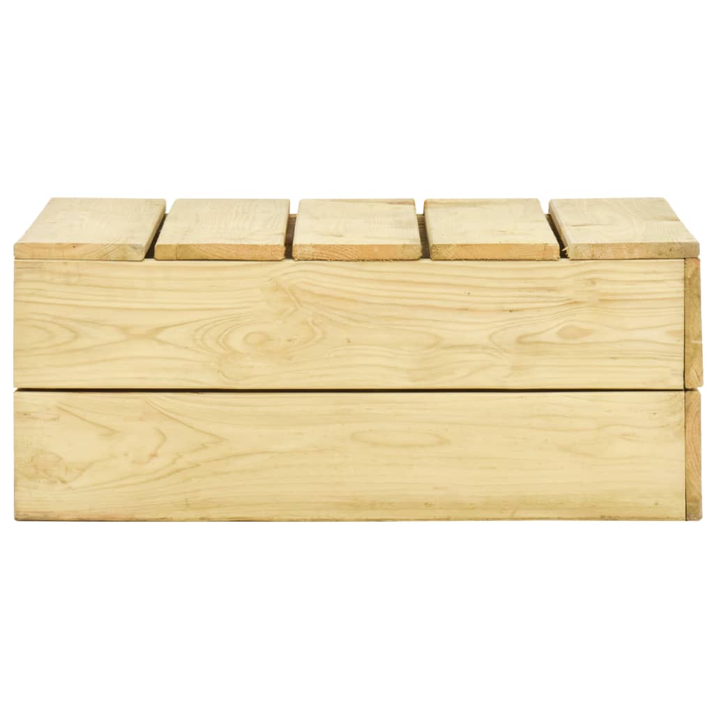 Gartentisch 75x75x31 cm Kiefernholz Imprägniert