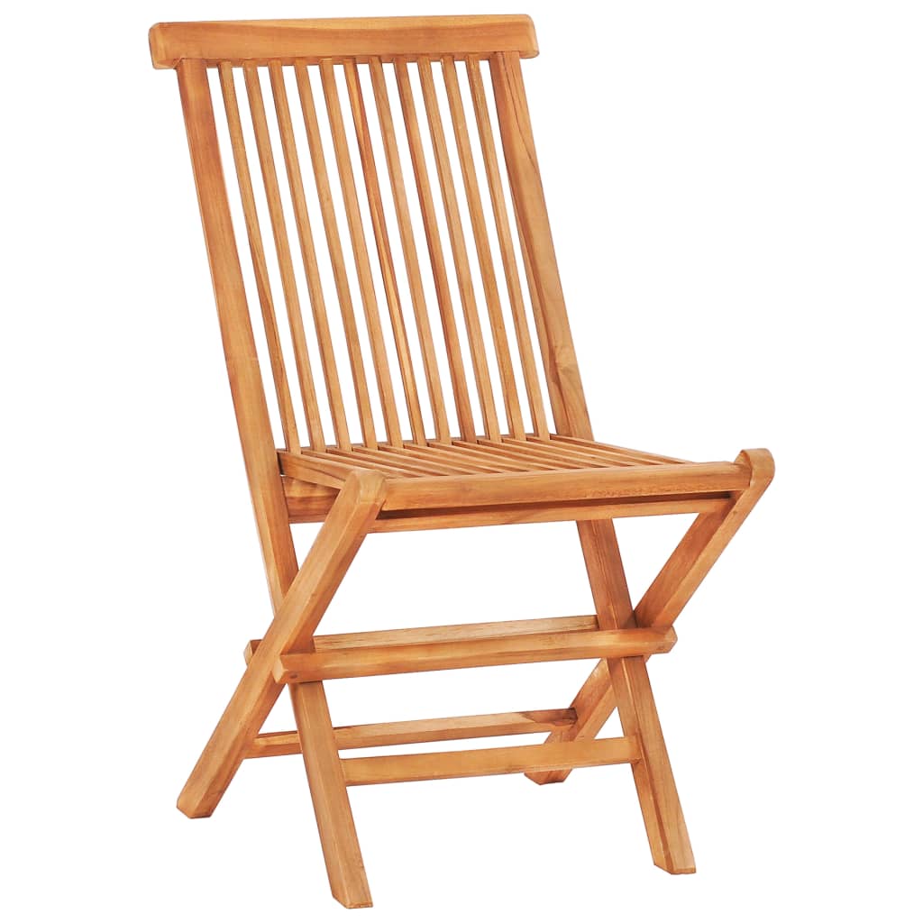 5-tlg. Garten-Essgruppe Klappbar Massivholz Teak