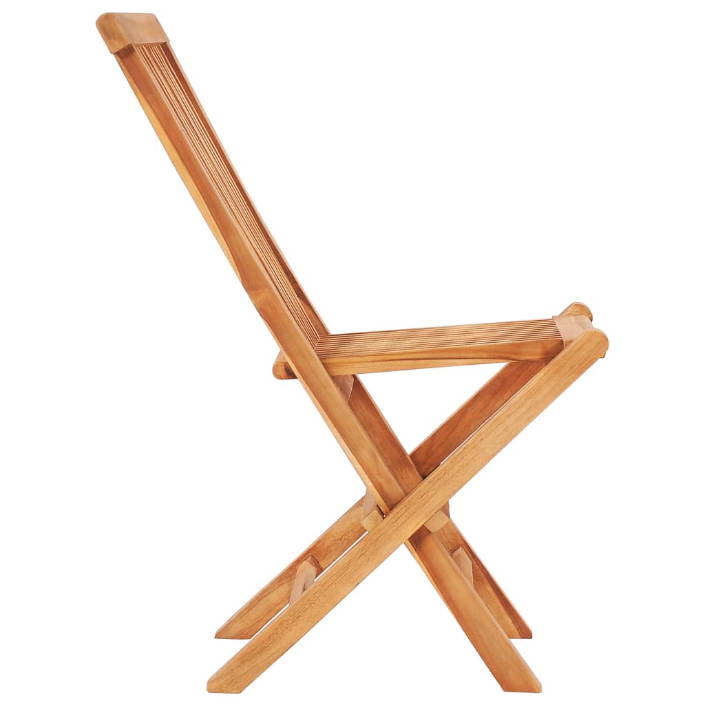 5-tlg. Garten-Essgruppe Klappbar Massivholz Teak
