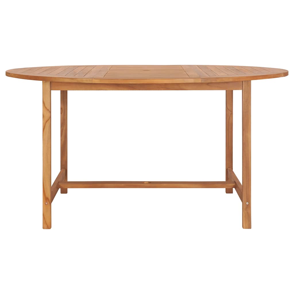 Gartentisch 150x76 cm Massivholz Teak