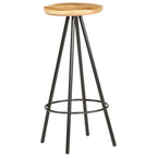 Barhocker 4 Stk. Raues Mangoholz