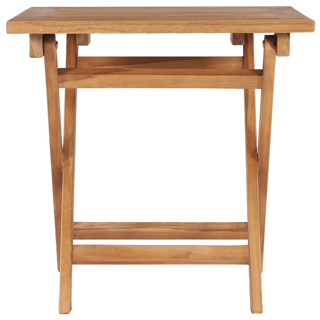 Gartentisch Klappbar 45x45x45 cm Massivholz Teak
