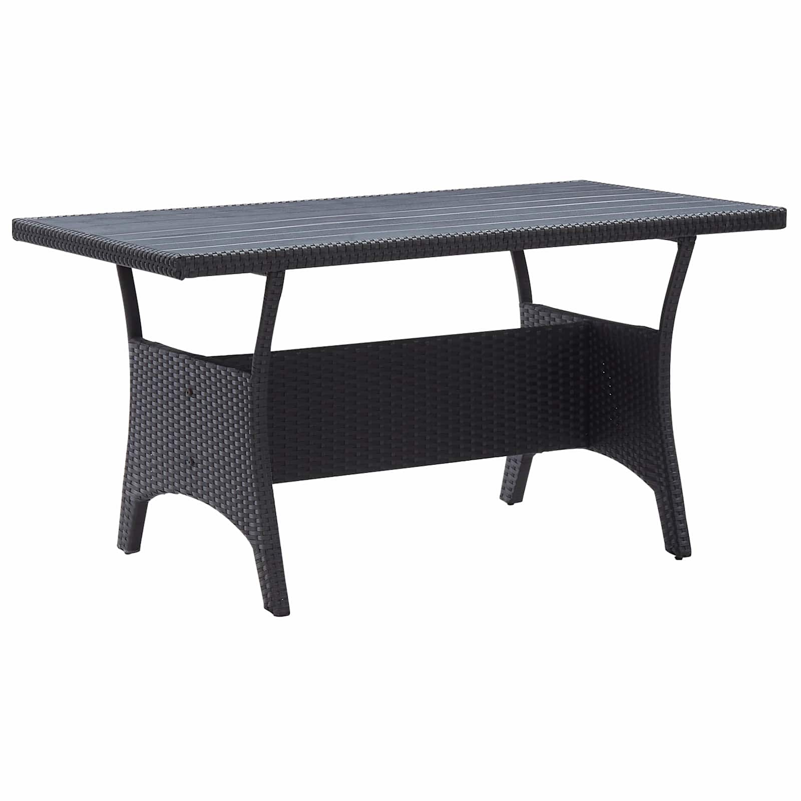 Gartenmöbel-Sets Schwarz Poly-Rattan