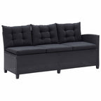 Gartenmöbel-Sets Schwarz Poly-Rattan