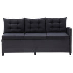 Gartenmöbel-Sets Schwarz Poly-Rattan