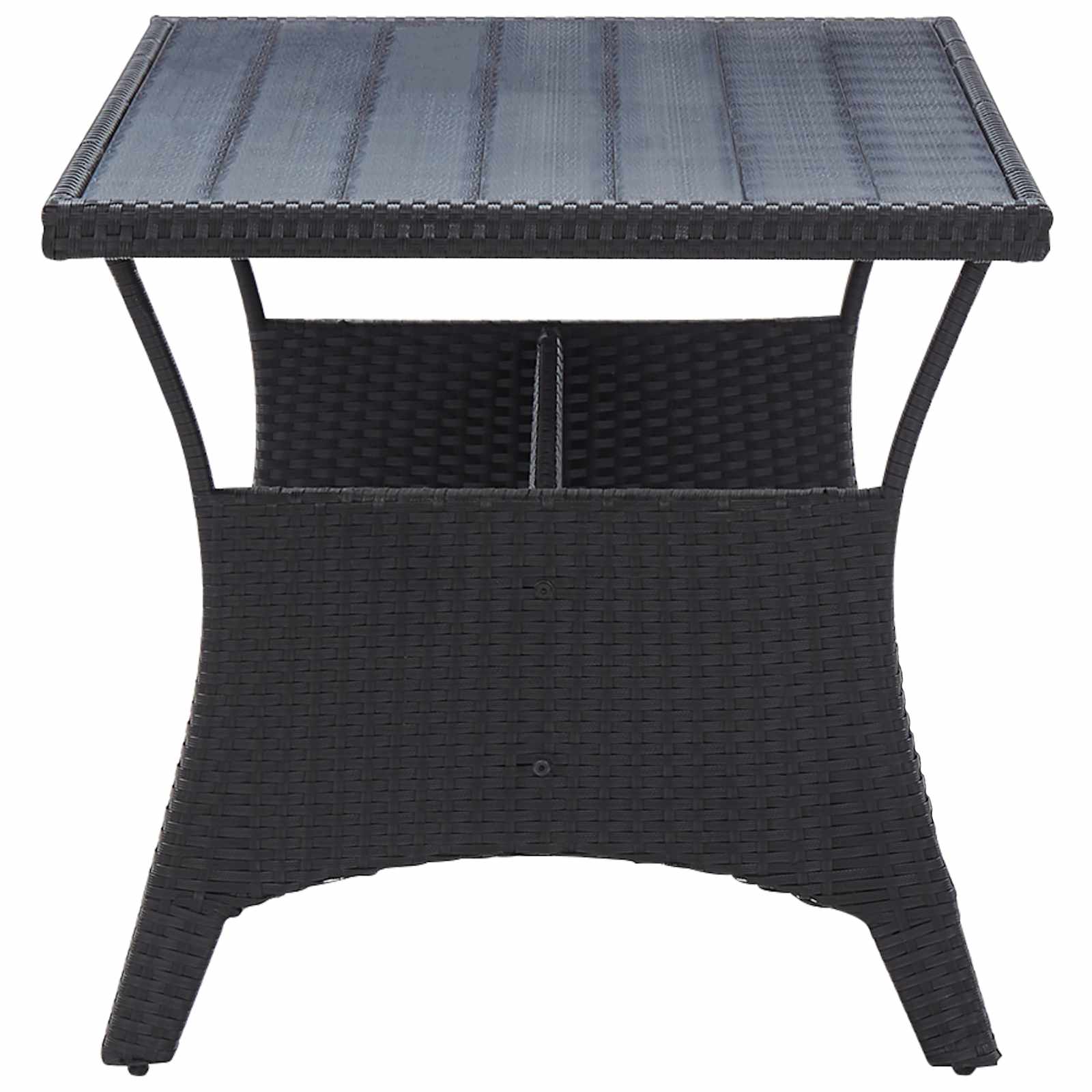 Gartenmöbel-Sets Schwarz Poly-Rattan