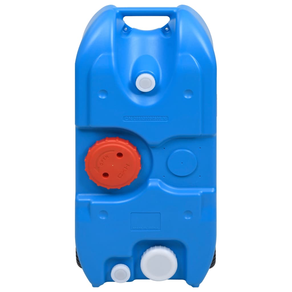 Camping-Wassertank mit Rollen 40 L Blau