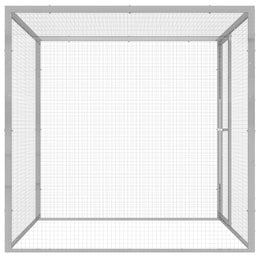 vidaXL Katzenkäfig 1,5x1,5x1,5 m Verzinkter Stahl
