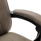 Massage-Bürostuhl Taupe Stoff