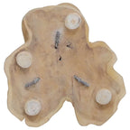Weinständer für 8 Flaschen 40x30x80 cm Massivholz Teak
