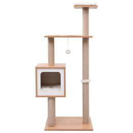 vidaXL Katzen-Kratzbaum mit Sisal-Kratzmatte 123 cm