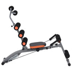 Bauchtrainer in L-Form mit Elastischen Bändern