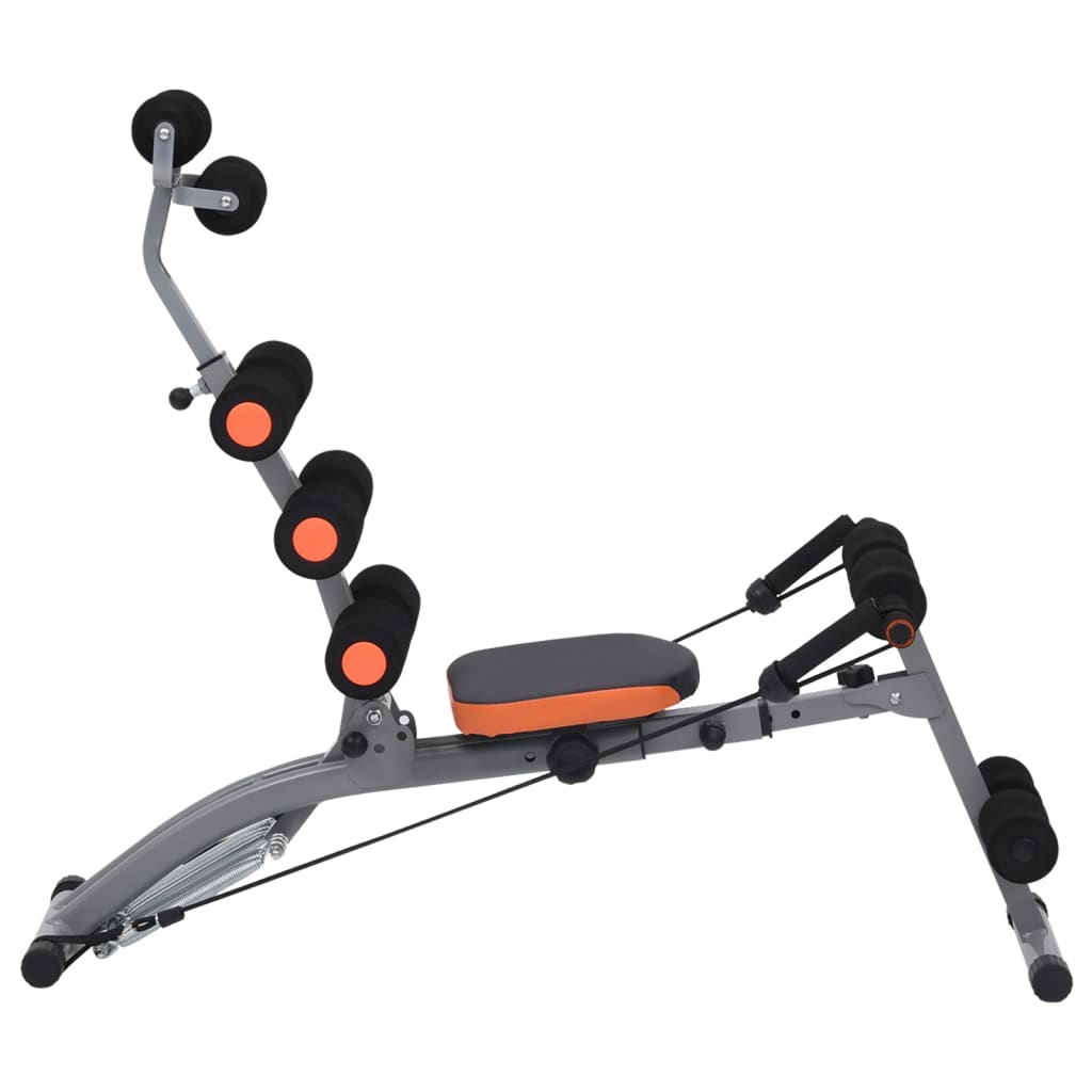 Bauchtrainer in L-Form mit Elastischen Bändern