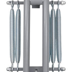 Bauchtrainer in L-Form mit Elastischen Bändern