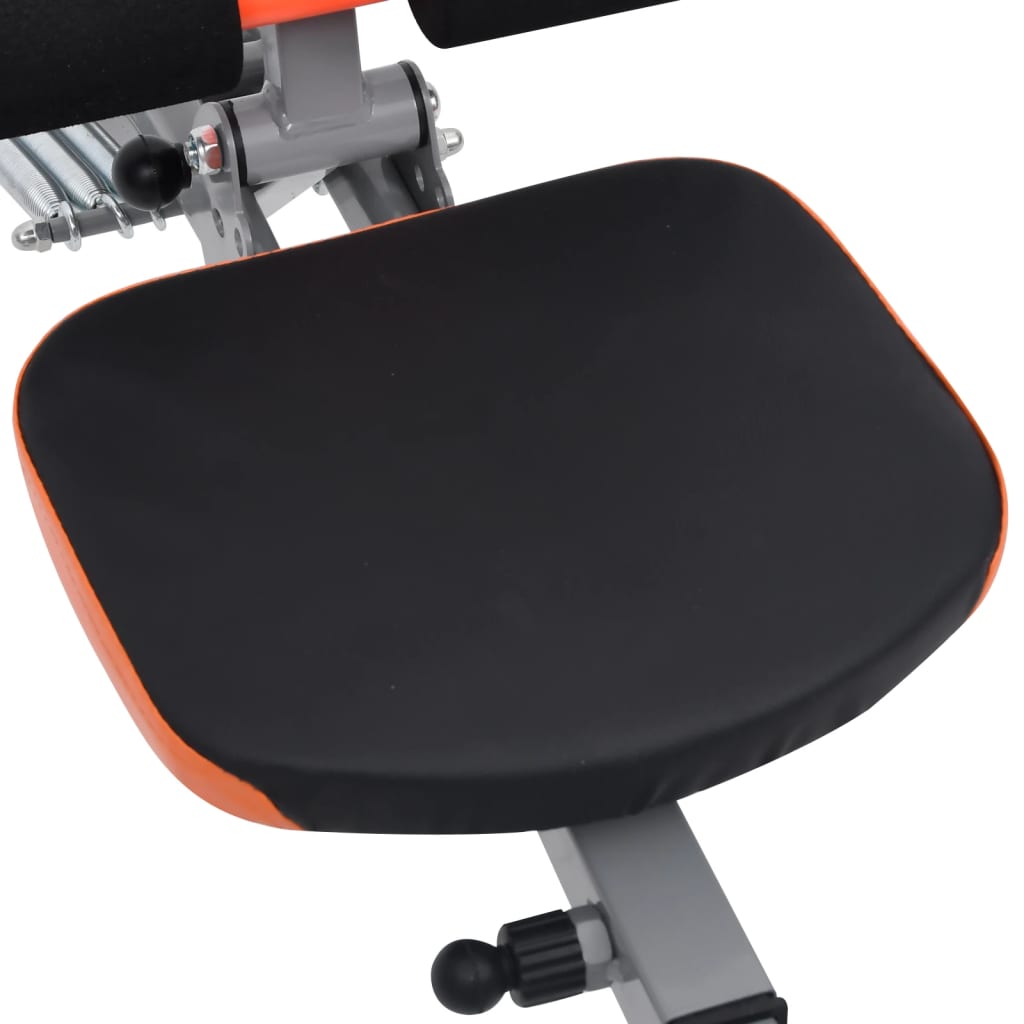 Bauchtrainer in L-Form mit Elastischen Bändern