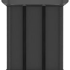 Würfel-Regal 5 Fächer Grau 103x30x72,5 cm Stoff