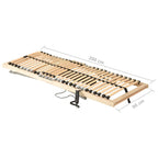 Lattenrost Elektrisch mit 28 Latten 7 Zonen 90x200 cm
