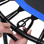 Fitness Trampolin mit Griff und Sicherheitspolster 102 cm