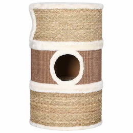 vidaXL Katzen-Kratztonne 60 cm Seegras