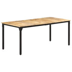 Esstisch 180x90x76 cm Raues Mangoholz