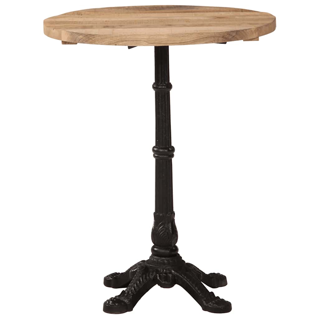 Bistrotisch Ø60x76 cm Raues Mangoholz