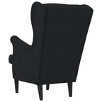 Sessel Schwarz Samt